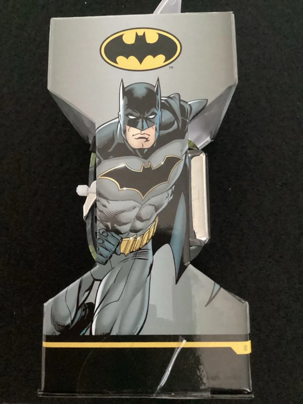 Accutime Batman Kids Silicone Strap Touchscreen Led Watch